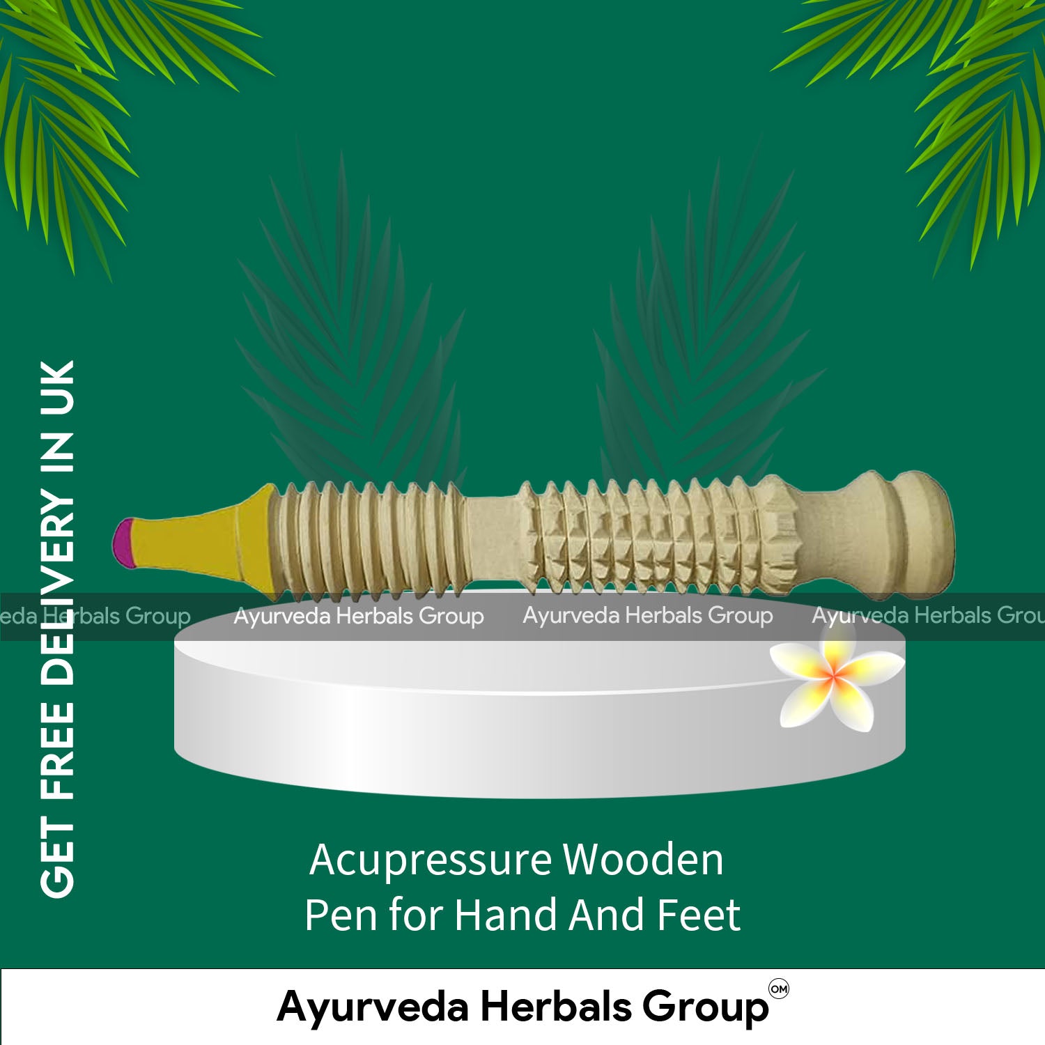 Acupressure Wooden Pen for Hand And Feet
