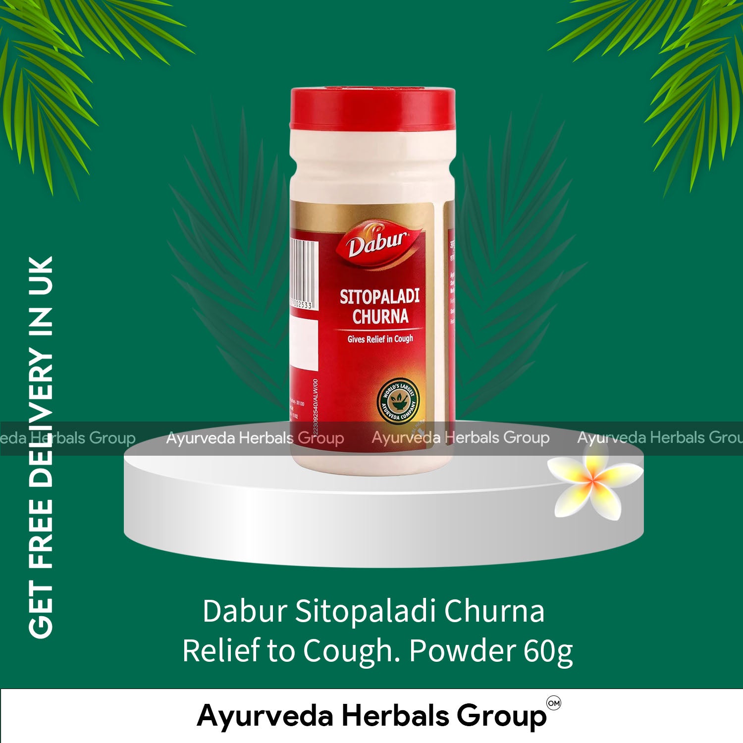 Dabur Sitopaladi Churna Relief to Cough. Powder 60g
