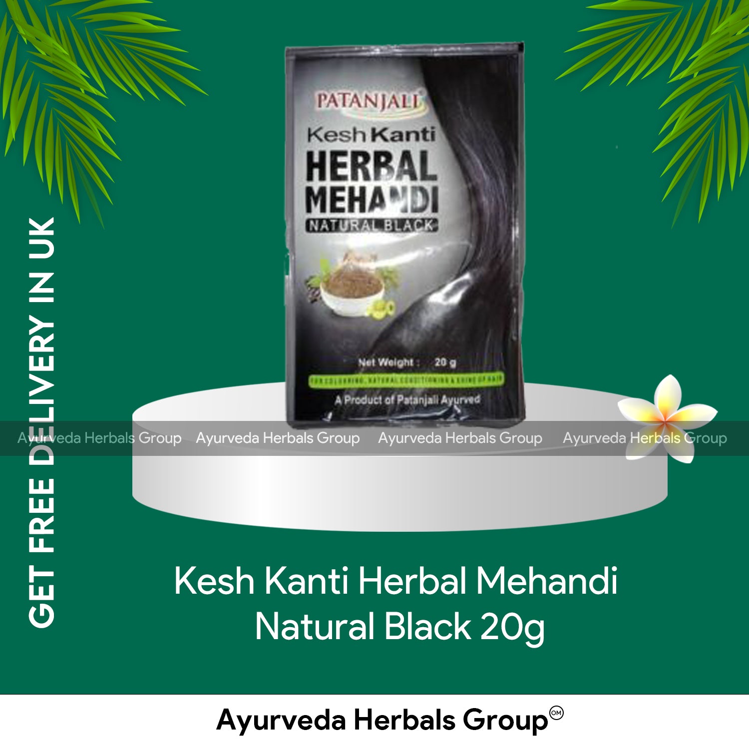 Patanjali Kesh Kanti Herbal Mehandi Natural Black 20g