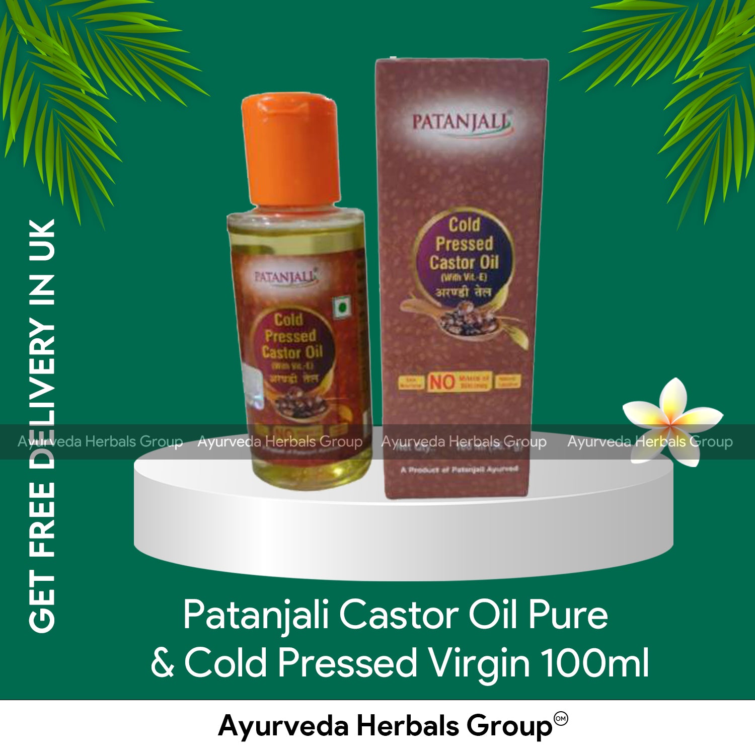 Patanjali Castor Oil Pure & Cold Pressed Virgin 100ml