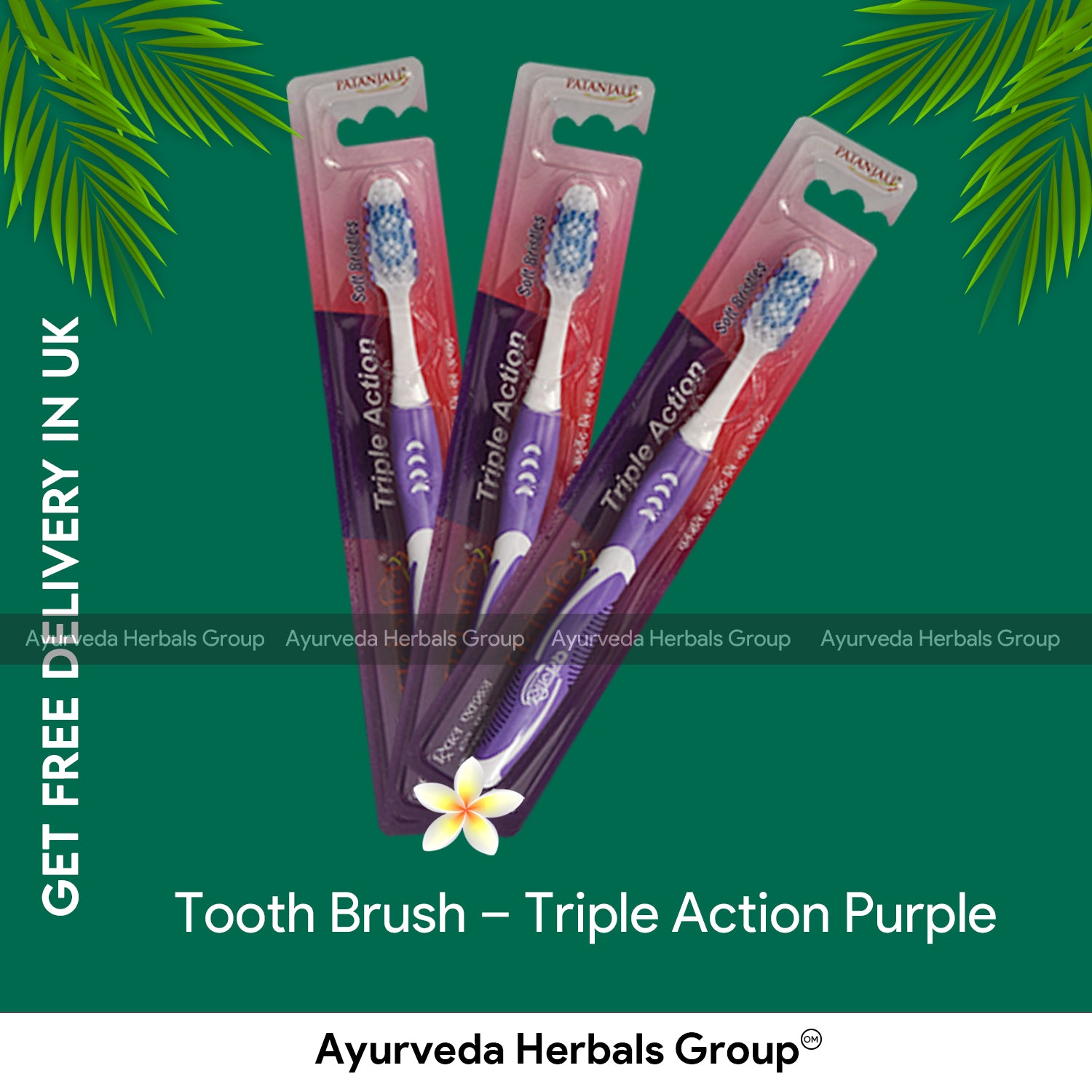 Tooth Brush – Triple Action Purple