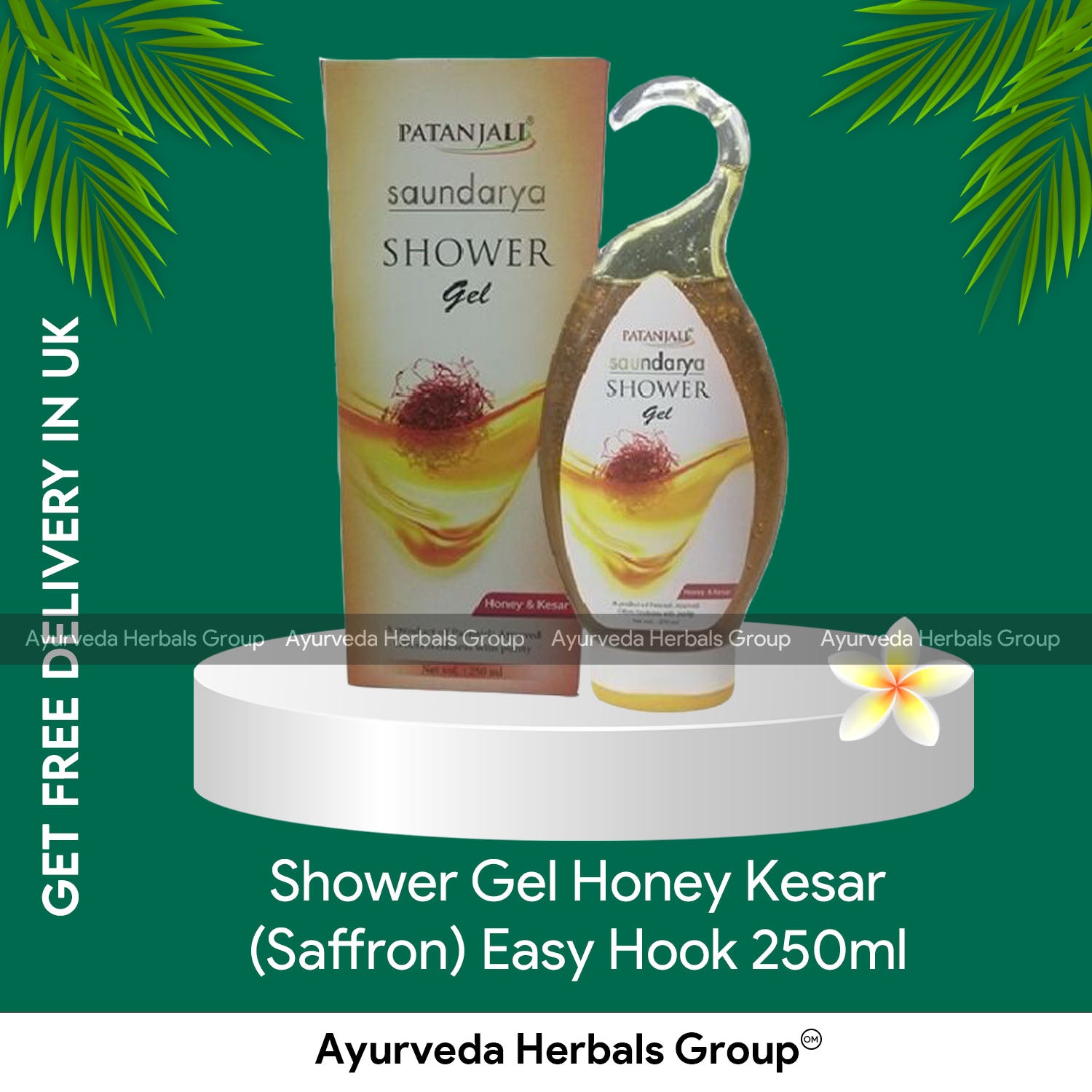 Patanjali Shower Gel Honey Kesar (Saffron) 250ml
