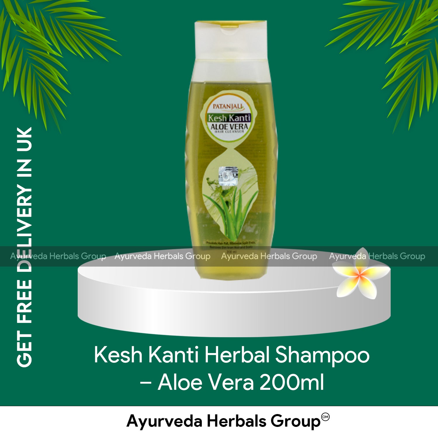 Patanjali Kesh Kanti Herbal Shampoo Aloe Vera 200ml
