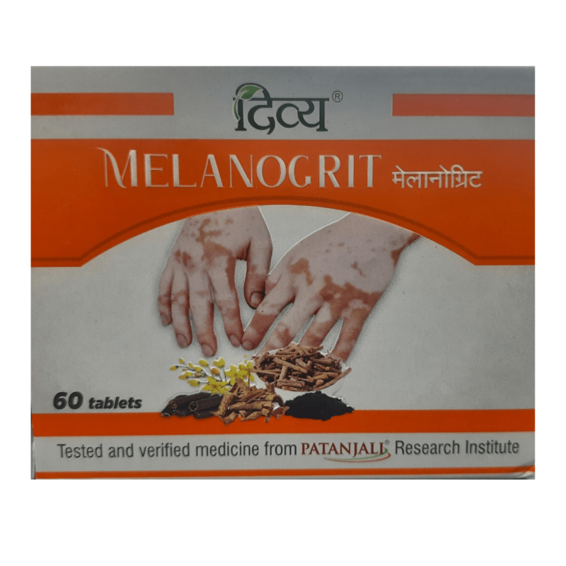 Patanjali Divya Melanogrit 60 Tabs Ayurveda Herbals UK