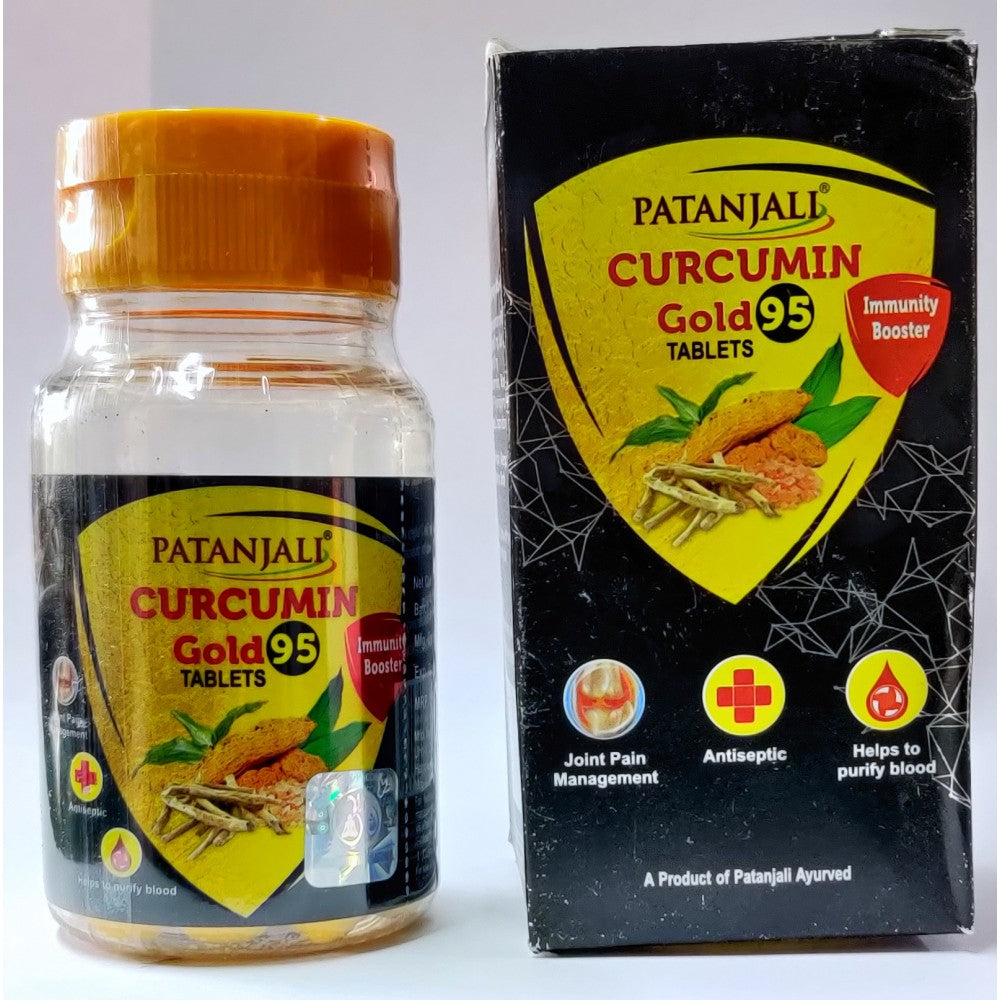 Patanjali Curcumin Gold 95 - Turmeric 60 Tabs