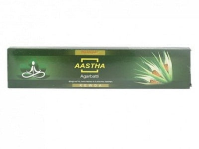 Patanjali Aastha Incense Agarbatti Sticks Pooja, Kewda, Tathastu + More 18 Per Pack - 1 x Kewda Sticks