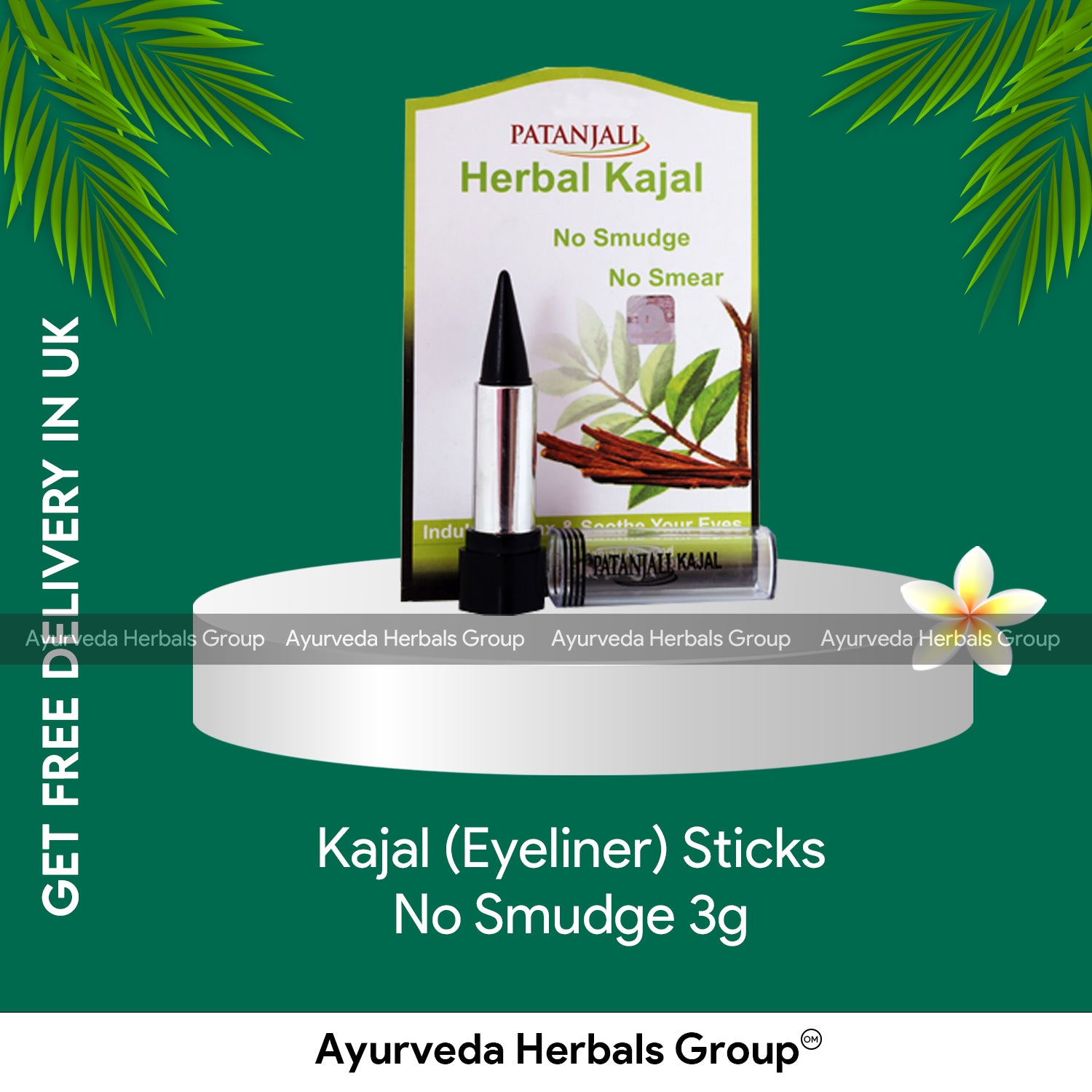 Patanjali Kajal (Eyeliner) Sticks No Smudge 3g