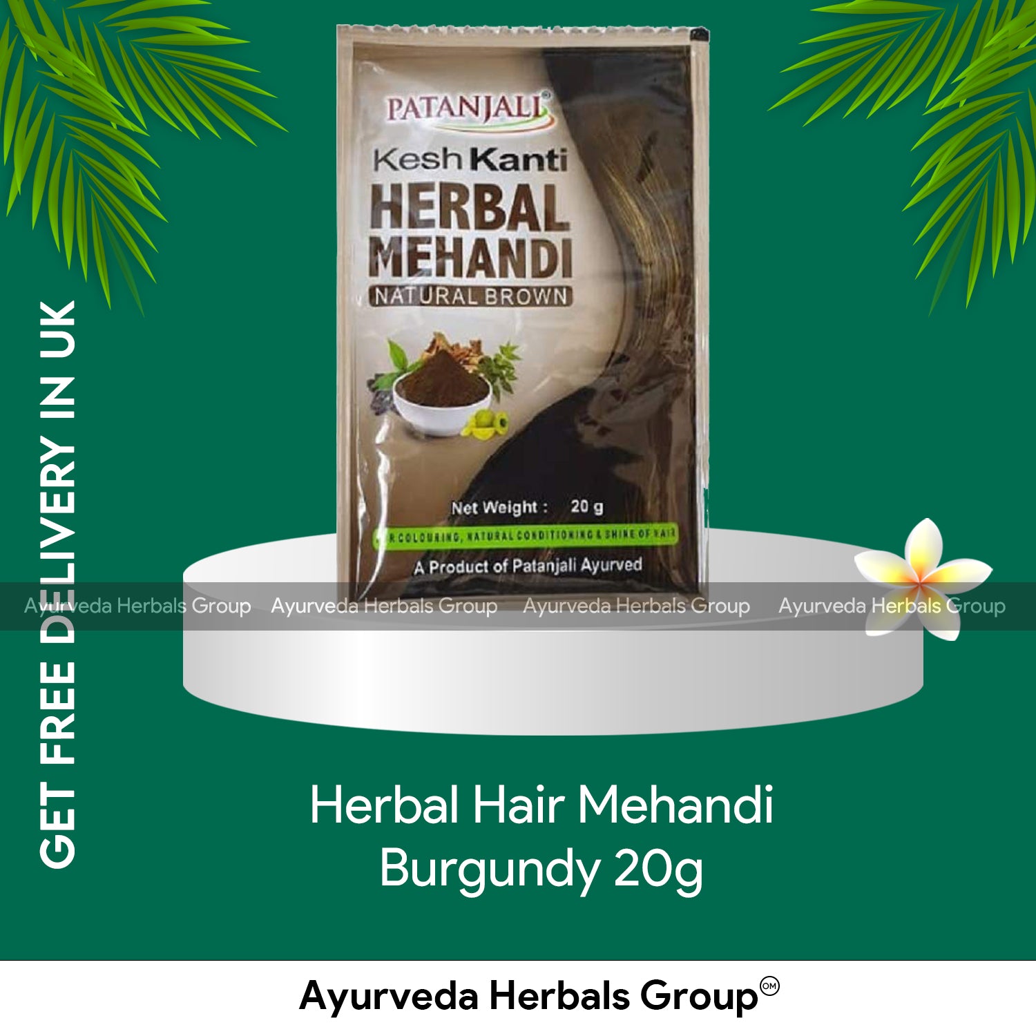 Patanjali Herbal Mehandi Natural Brown 20g