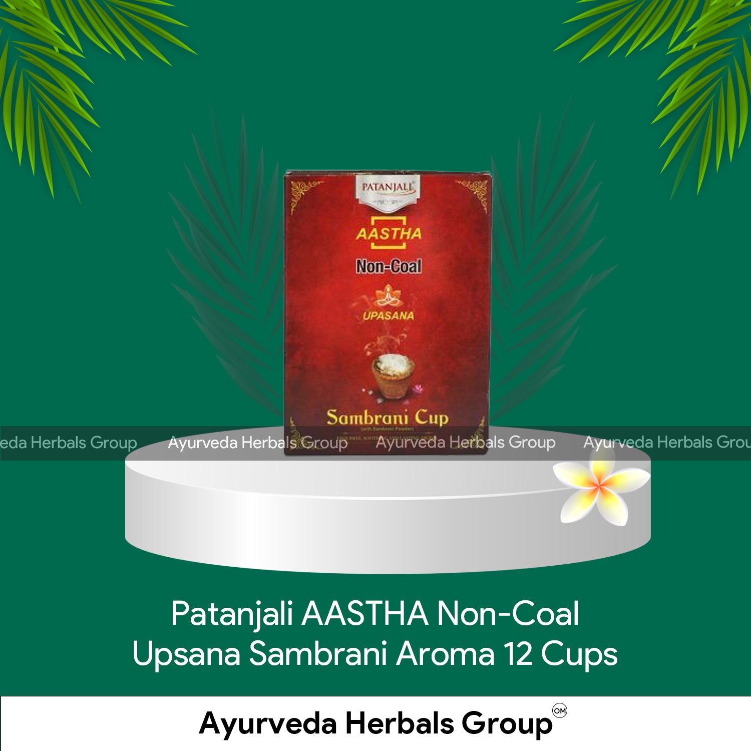 Patanjali AASTHA Non-Coal Upsana Sambrani Aroma 12 Cups