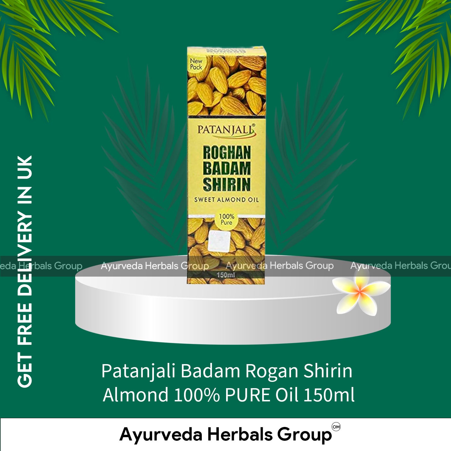 Patanjali Badam Rogan Shirin Almond 100% PURE Oil 150ml