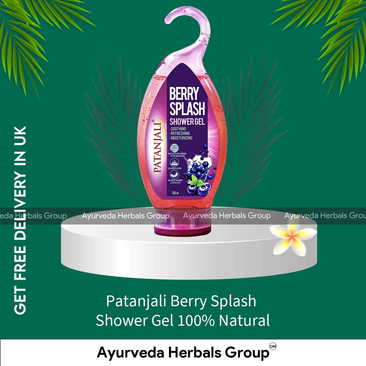 Patanjali Berry Splash Shower Gel 100% Natural
