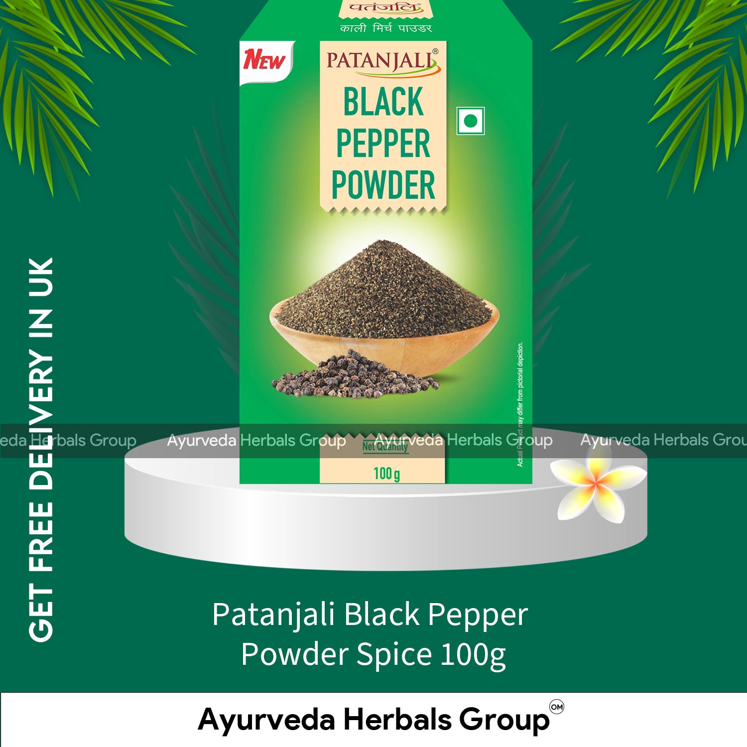 Patanjali Black Pepper Powder Spice 100g