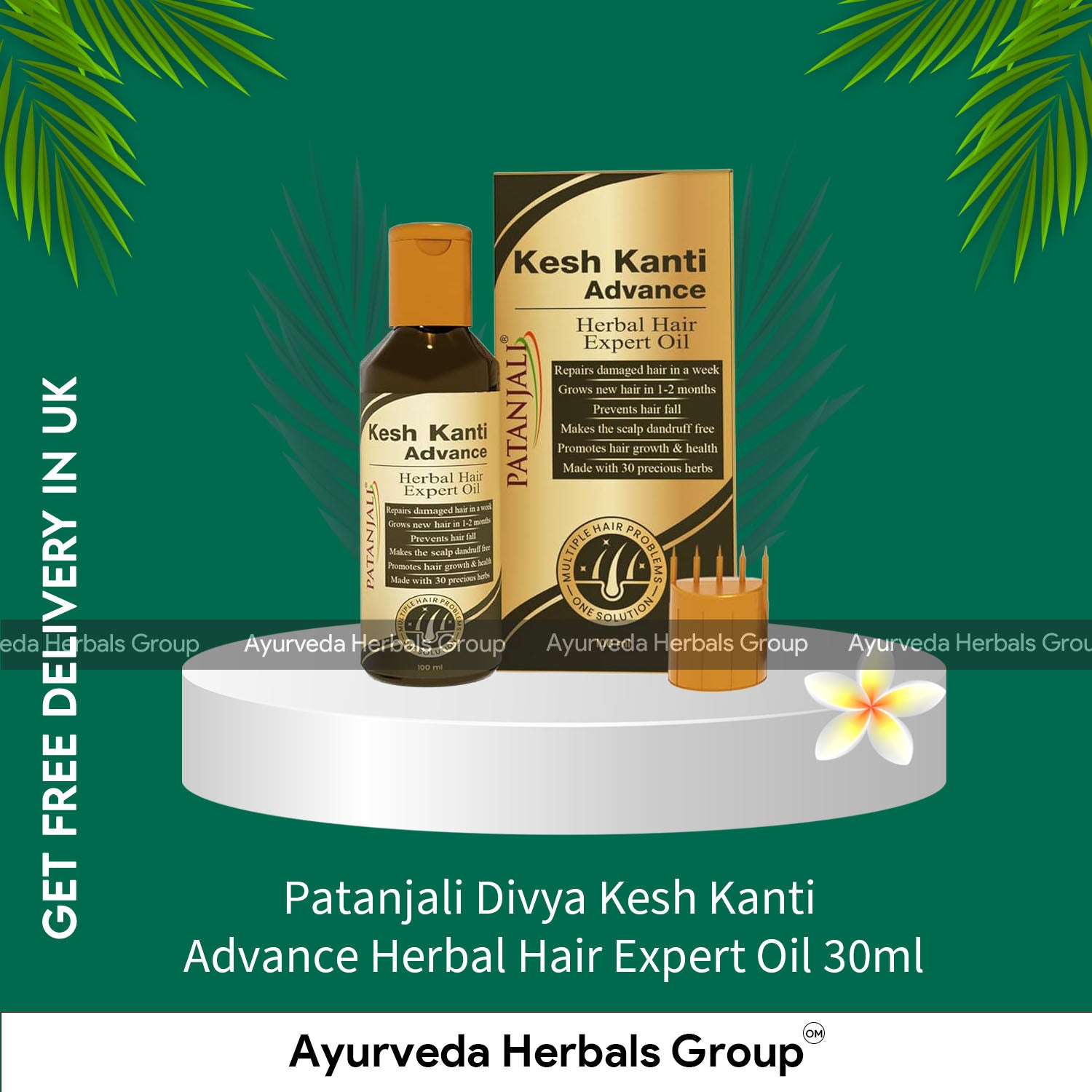 Patanjali Kesh Kanti Herbal Hair Expert Oil 100ml