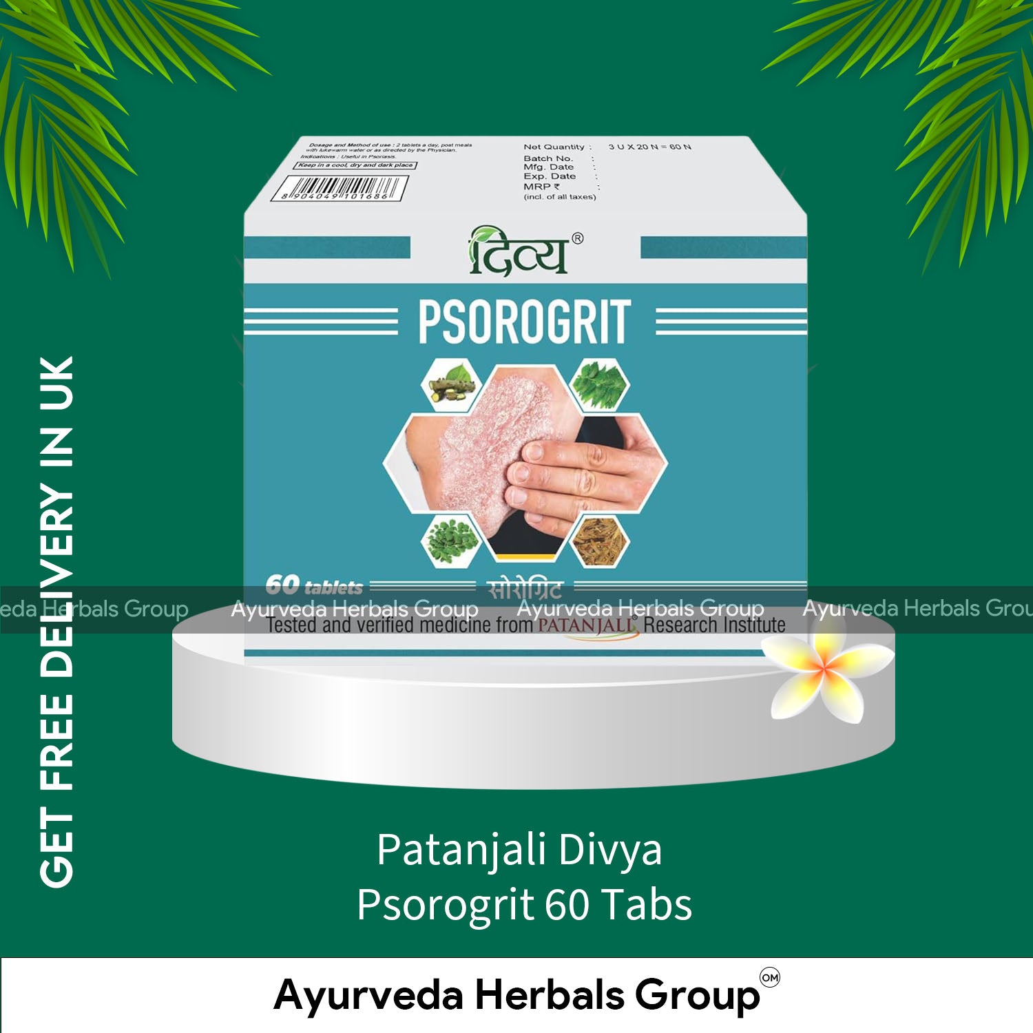 Patanjali Divya Psorogrit 60 Tabs