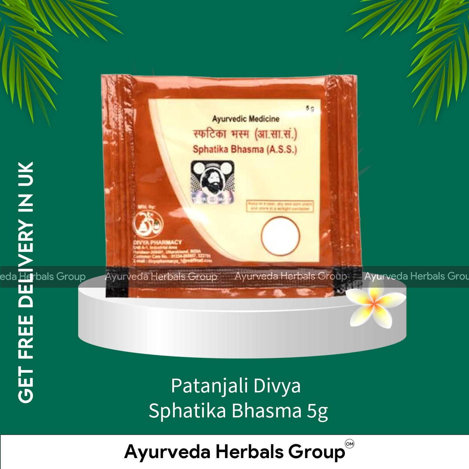 Patanjali Divya Sphatika Bhasma 5g