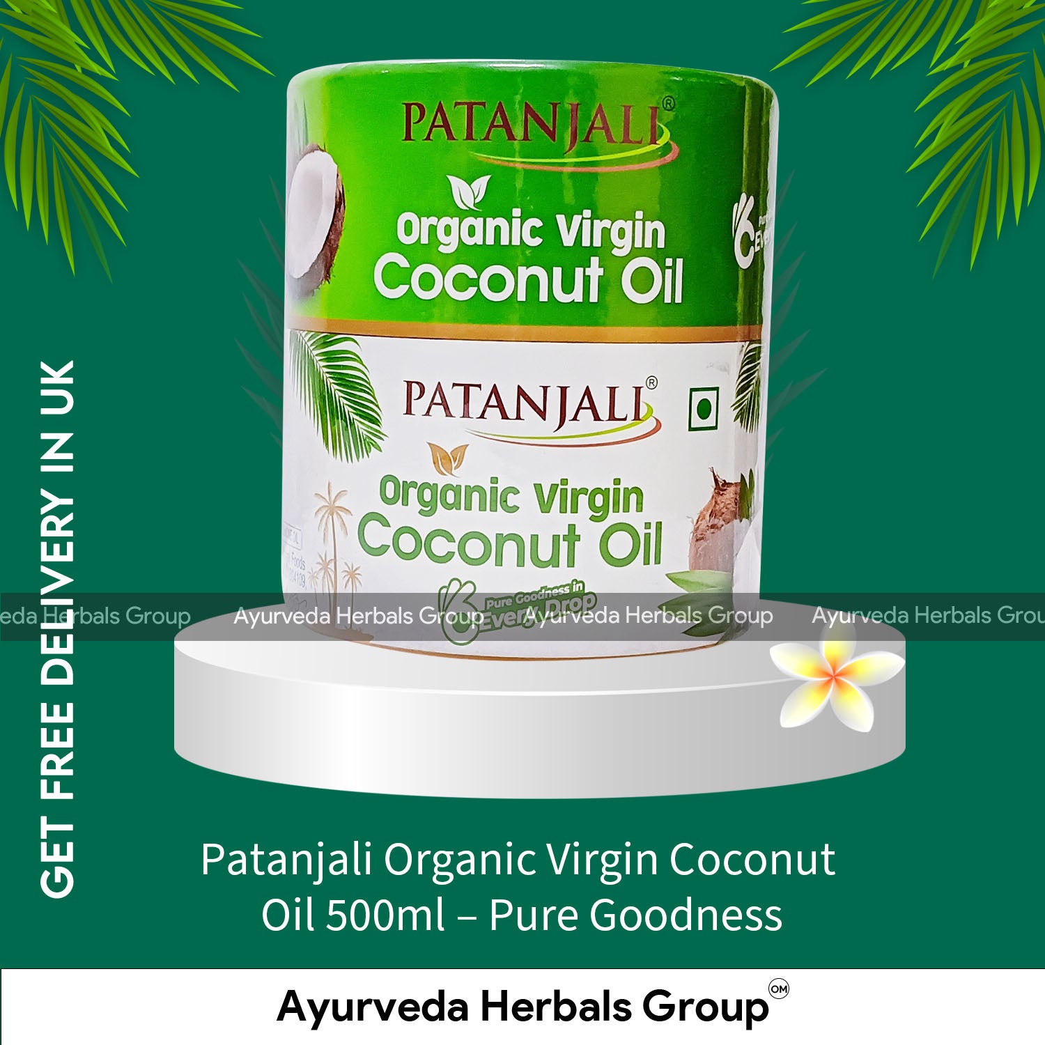 Patanjali Organic Virgin Coconut Oil 500ml - Pure Goodness
