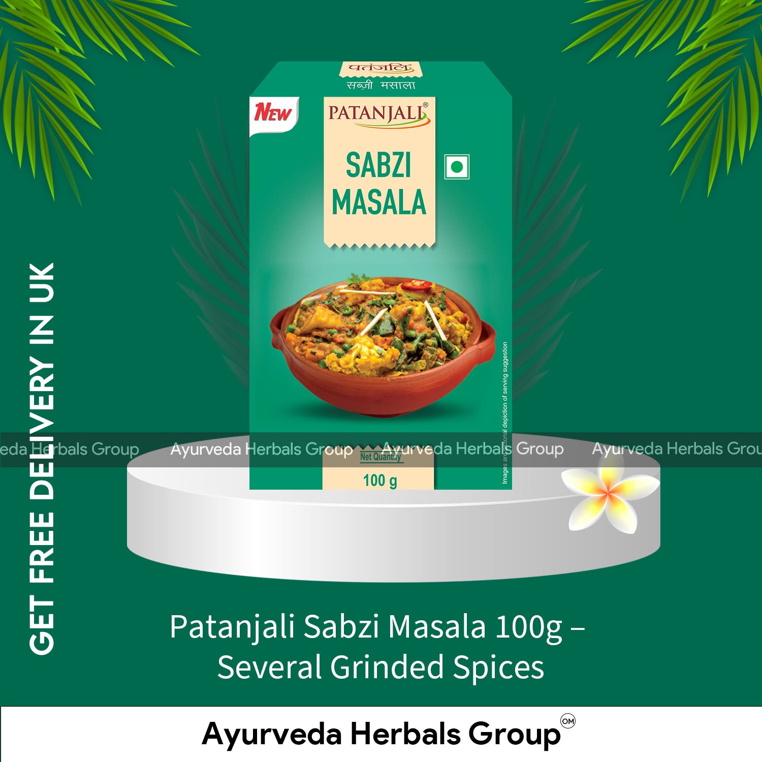 Patanjali Sabzi Masala 100g - Several Grinded Spices