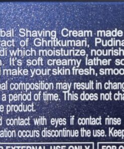 Patanjali Herbal Shaving Cream 80g With Neem, Tulsi, Haldi &amp; Aloe