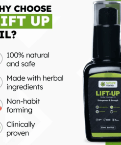 Lift-Up Massage Oil 50ml For Male Natural Ingredients 50ml