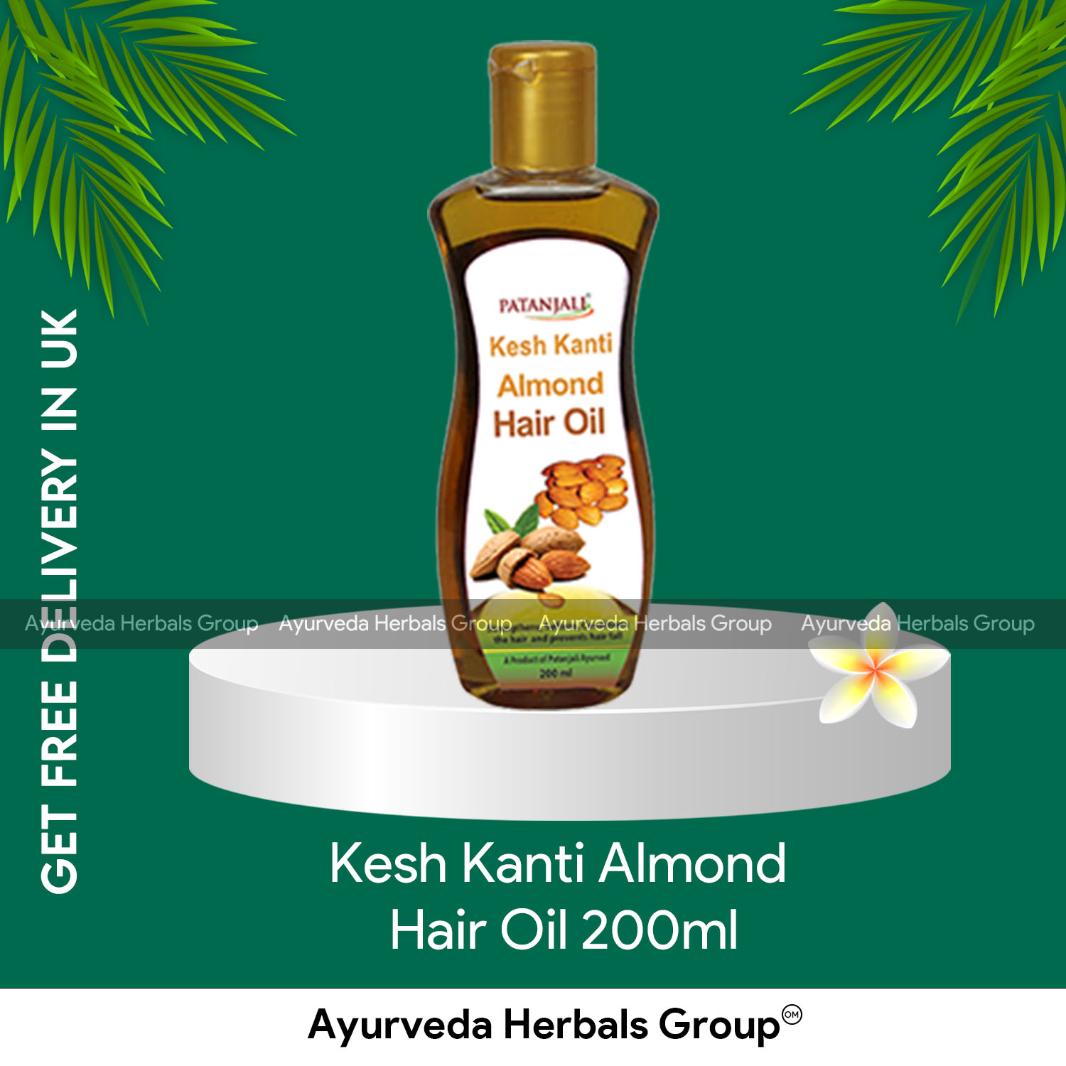 Patanjali Kesh Kanti Almond Hair Oil 200ml |