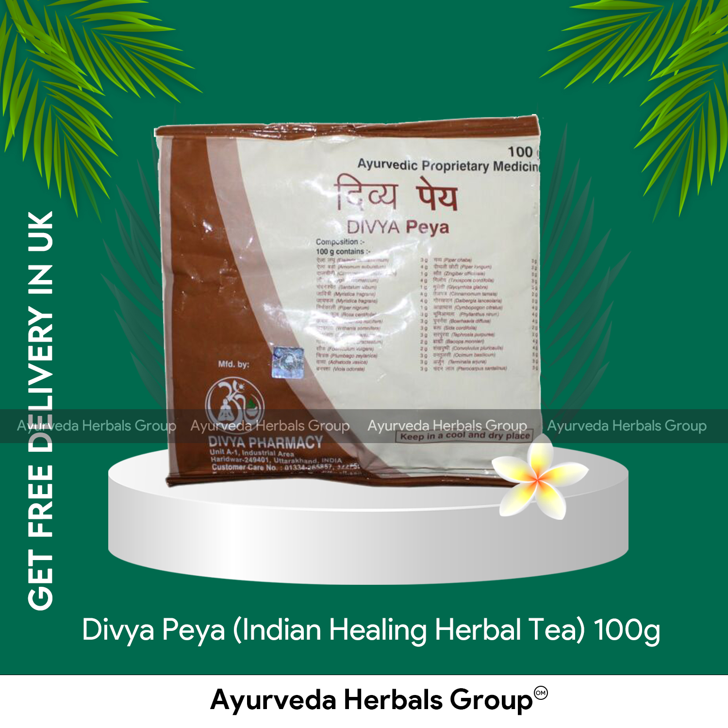Divya Peya (Indian Healing Herbal Tea) 100g