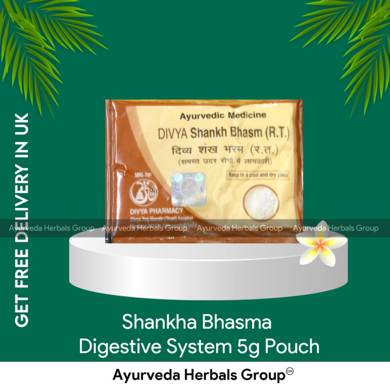 Patanjali Shankha Bhasma 5g Pouch - Ayurveda Herbals UK