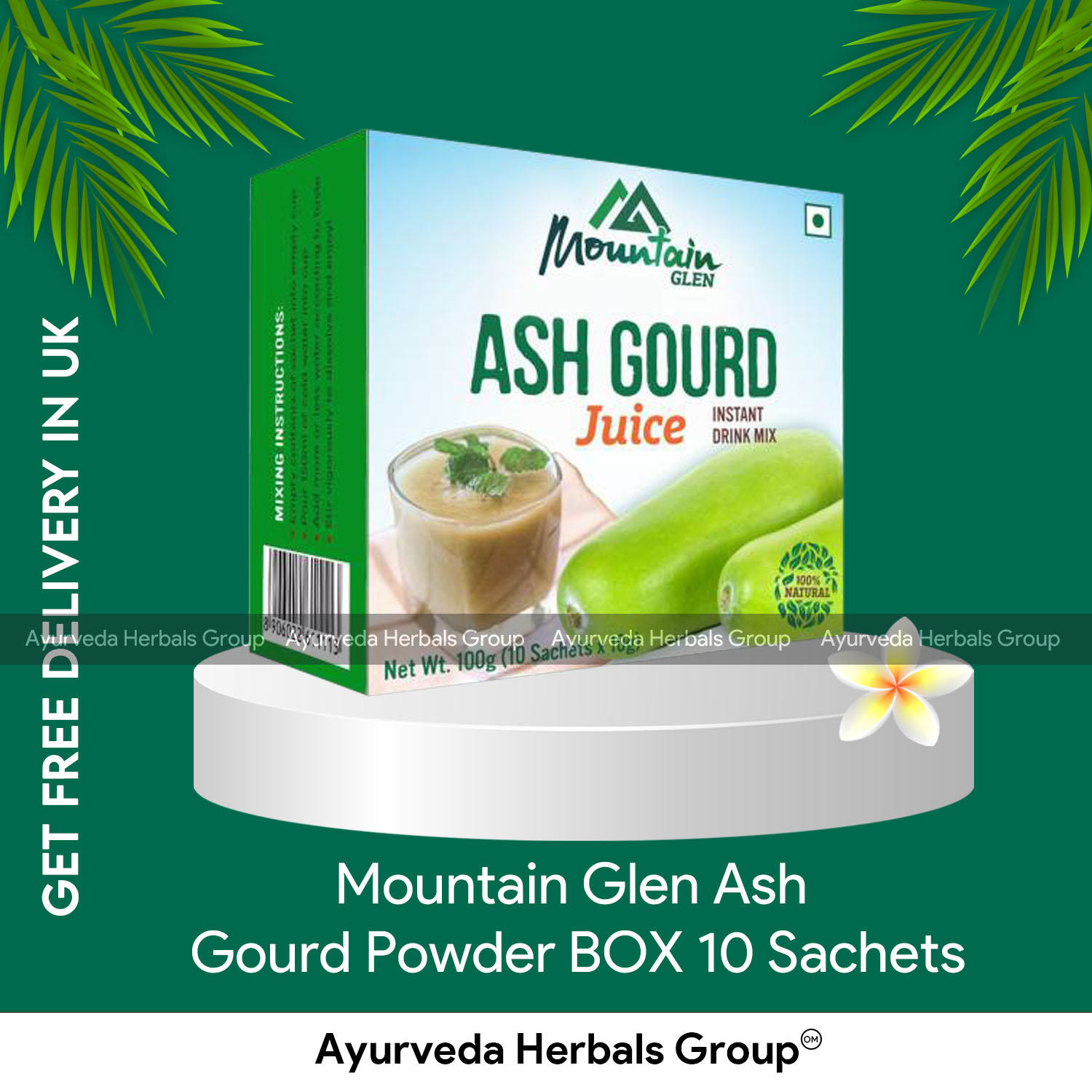 Mountain Glen Ash Gourd Powder BOX 10 Sachets - SUPER FOOD